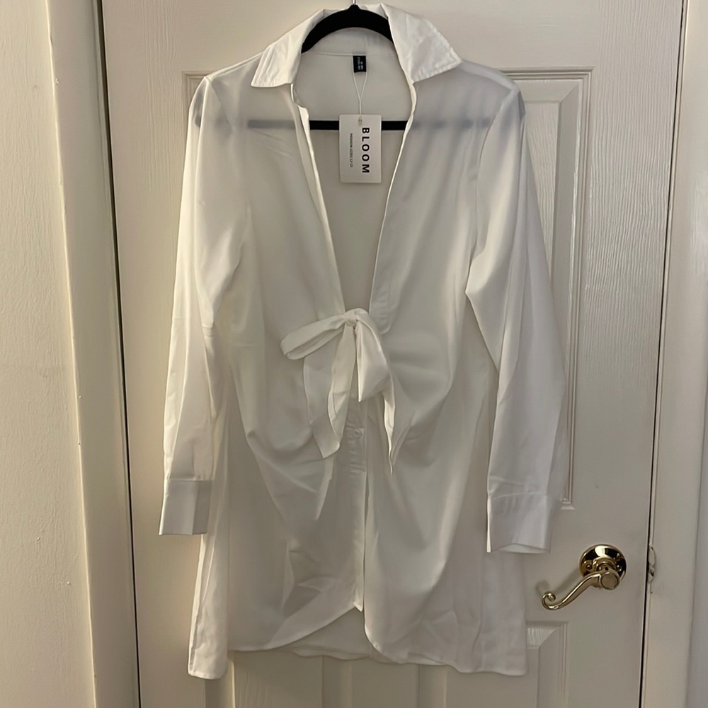 NWT White Blouse Sz 12 L